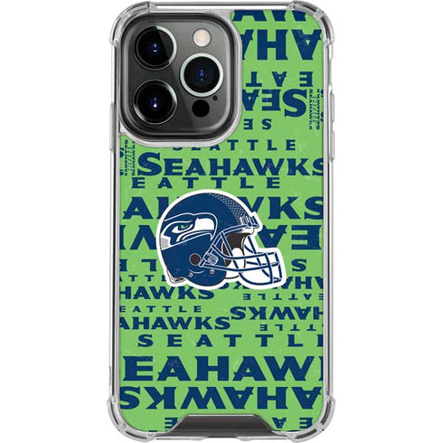NFL Seattle Seahawks - Blast Green iPhone 16 Pro Clear Case